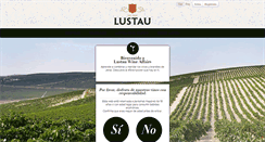 Desktop Screenshot of lustauwineaffairs.com